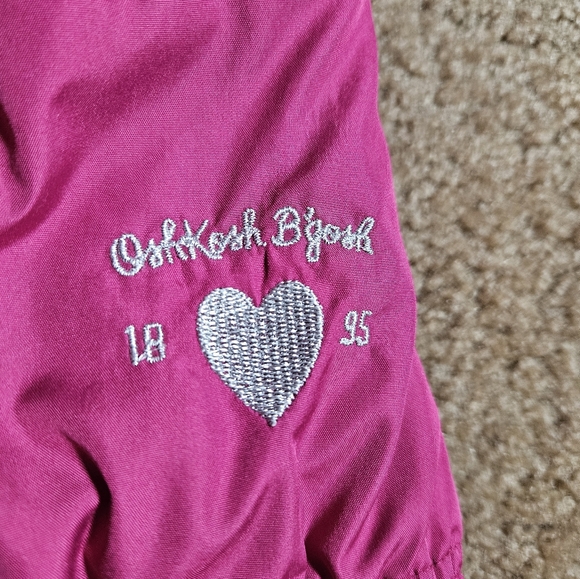 Girl's Oshkosh Winter Coat 2t - Picture 3 of 6